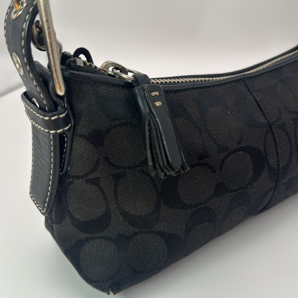 Sale! Vintage Coach Y2K Soho East West Baguette 6371 sinature Cs - Picture 11 of 16